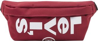 Levi's Bauchtasche LEVIS Small Banana Sling - Wordmark, Damen, Gr. B/H/T: 25cm x 10cm x 5cm, rot, Web, Polyester, Taschen Bauchtasche, mit Logo Schriftzug
