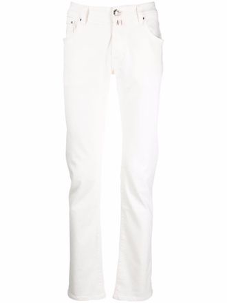 Jacob Cohen Pantaloni slim Nick - Bianco