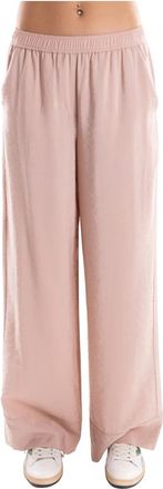 Marella Wide Broeken - Dames - Wijde Broeken - Roze - XL - Broeken