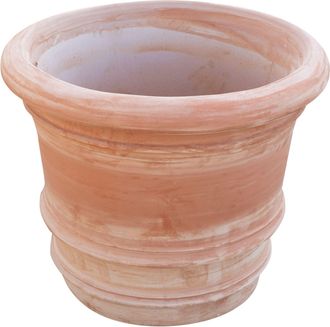 Biscottini International Biscottini - Jarr&ograve;n De Terracota Macetero De Exterior 80 X 68 Cm Jardinera De Jard&iacute;n Maceta Grande Tarro De Flores Para Balc&oacute;n Hecho A Mano