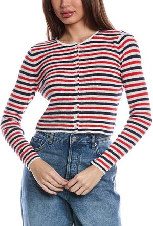 Onia Rib Linen-Blend Cardigan