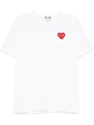 Comme Des Gar&ccedil;ons Comme des Gar&ccedil;ons gioca a maglietta Emblema x Rhinestone