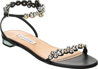 Aquazzura Bubbles Leather Sandal