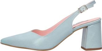 Notre-V 2315Cp Slingbacks - Dames - Pumps - Blauw - 37 EU - Leer - Schoenen
