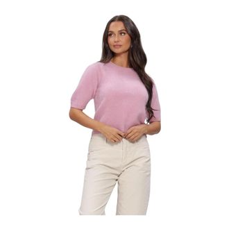 Suncoo Polov Trui - Dames - Truien - Roze - Maat: XS Zijde