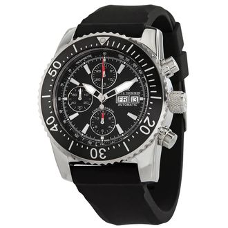 Revue Thommen Air Speed Chronograph Automatic Black Dial Mens Watch 17030.6534