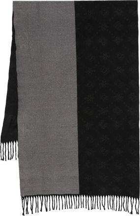 Guess Co Sciarpa con frange - Nero