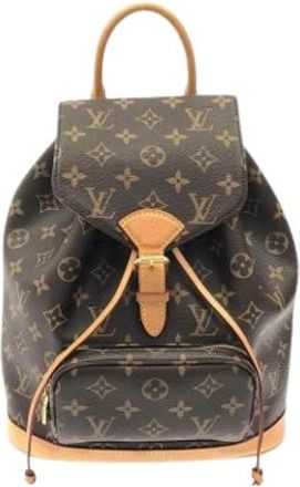 Louis Vuitton Pre-owned Vintage Rugzak - Dames - Vintage Rugzakken - Bruin - ONE Size - Vintage