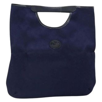 Celine Borsa a mano vintage in tela Pre-owned - - Pre-owned - Donna - Blu - ONE SIZE