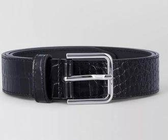 Frankie Shop croc patent leather belt medium width