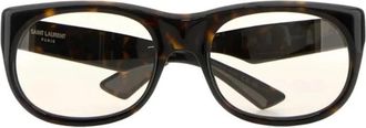 Saint Laurent SL 815 Zonnebrillen - Dames - Brillen - Zwart - ONE Size - Accessoires