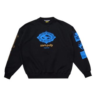 Iuter Sweatshirts, male, Black, 2XL, Crewneck Forged