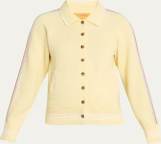 Guest In Residence Varsity Cashmere-Cotton Jacket