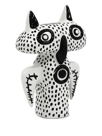 QEEBOO Vaso Kritters Spike (32cm) - Bianco