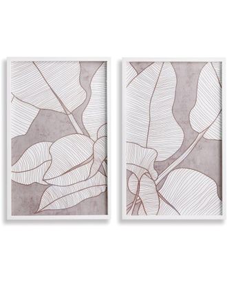 Napa Home & Garden Set of 2 Palm Leaf Prints