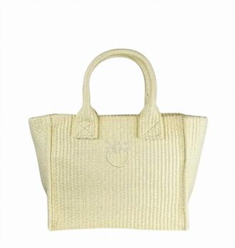 Pinko Beach Shopper Mini Raffia Bag