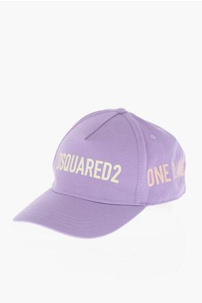 Dsquared2 ONE LIFE ONE PLANET Organic Cotton Baseball Cap With Printed size One