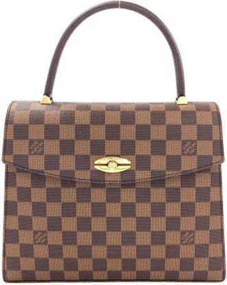 Louis Vuitton Pre-owned Vintage Damier Ebene Handbag - - Pre-owned - Donna - Marrone - ONE SIZE