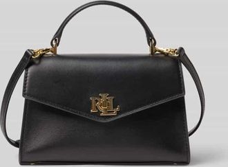 Lauren Ralph Lauren Satchel Bag mit Label-Detail Modell FARRAH in Black, Größe 1