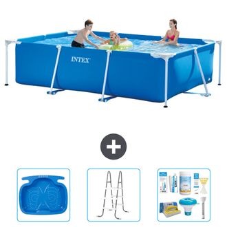 Intex Piscina Con Estructura Rectangular - 300x200x75 Cm - 6-piezas S22354