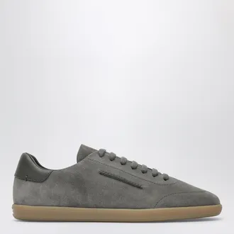 Ermenegildo Zegna Grey suede sneakers