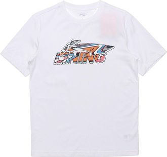 Li-Ning Classic Logo T-shirt White AHSR550-1
