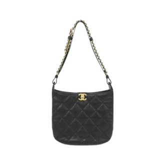 Chanel Pre-owned Vintage Shoulder Bag - Dames - Pre-owned - Zwart - Maat: ONE Size Leer