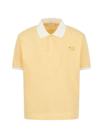 Marni Jacquard Polo Shirt With Logo