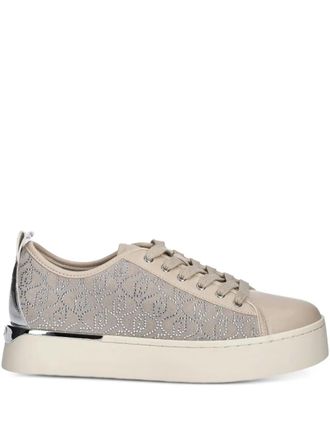 Liu Jo metallic-accent perforated sneakers - Neutrals