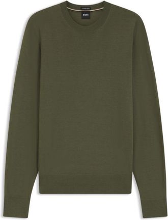 BOSS Merino wool sweater in a regular fit