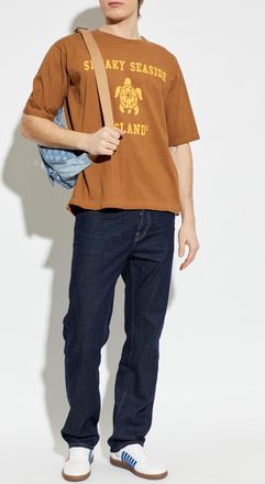 Dsquared2 T-shirt With Print, Mens, Brown