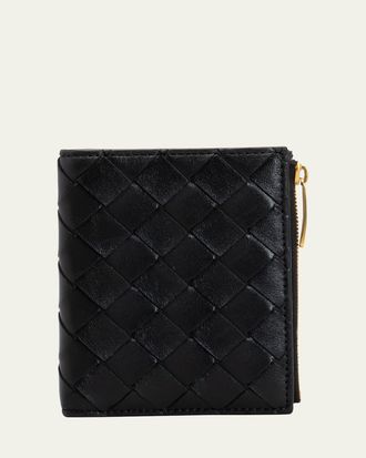 Bottega Veneta Small Bifold Zip Wallet