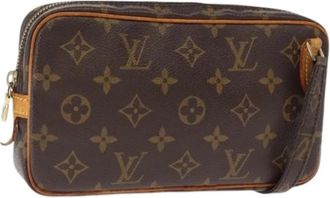 Louis Vuitton Pre-owned Clutch - Dames - Vintage Clutch - Bruin - ONE Size - Vintage
