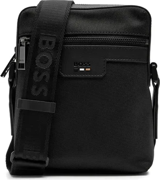 BOSS Boss Logo Woven Shell Cross-body bag - Black - One Size