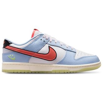 Nike Mens Dunk Low - Basketball Shoes Hydrogen Blue/Flash Crimson/White Size 10.0
