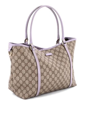 Gucci Joy GG Coated Canvas with Leather Medium tote bag - Viola