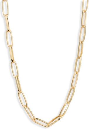 Nordstrom Paperclip Chain Necklace in Gold at Nordstrom
