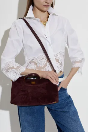 Dolce & Gabbana Vittoria Medium Bag, Womens, Burgundy