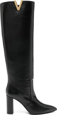 Via Roma 15 Stivali in pelle 85mm - Nero