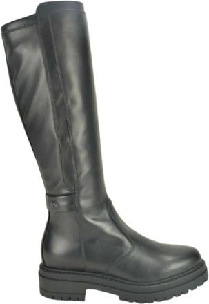 Nero Giardini Zwart Bot DZ - Dames - Hoge Laarzen - Zwart - 38 EU - Schoenen