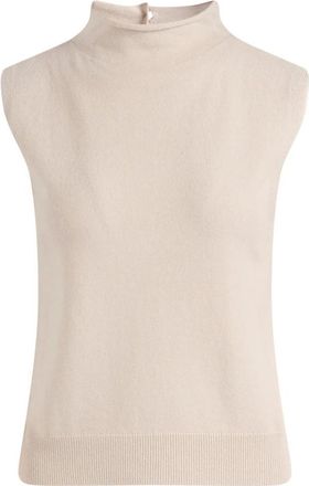Max Mara Mmlastrale Vest - Dames - Tops zonder mouwen - Beige - XS - Wol - Tops