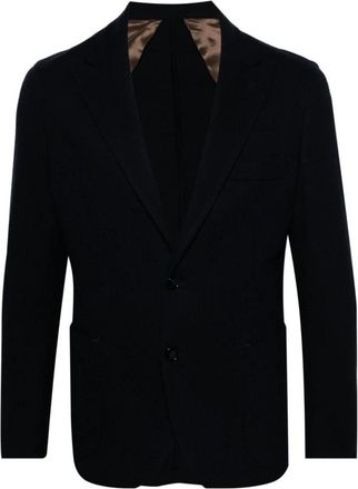 Barba Blauwe Dynamische Jas 205 - Heren - Blazers - Zwart - S - Wol - Jassen