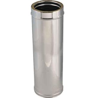 No Brand Tubo De Doble Pared Para Conductos De Chimenea &Oslash; 150/200 X 1000 Mm