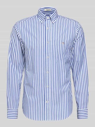 GANT Slim Fit Freizeithemd mit Brusttasche in Blau, Gr&ouml;&szlig;e XXXL