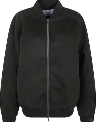Frankie Shop Elinor Oversized Bomberjack - Dames - Jassen - Groen - Maat: 2XS Zijde