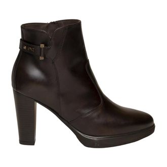 Nero Giardini Manolete Laarsjes met Hak - Dames - Schoenen - Bruin - Maat: 35 EU Zijde