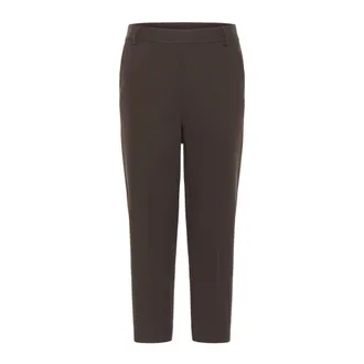 Kaffe Broeken, Dames, Bruin, L, Cropped Broeken