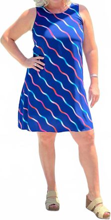 Hatley Meghan Mini Dress In Rainbow Waves