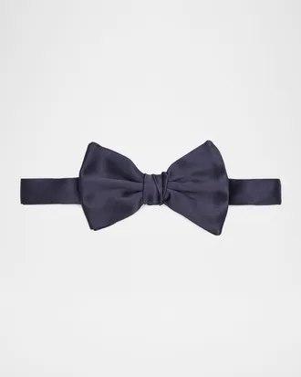 Giorgio Armani Men & apos;s Solid Silk Bow Tie
