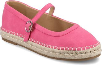 Journee Collection Kenzie Espadrille Flat in Hot Pink at Nordstrom Rack, Size 12